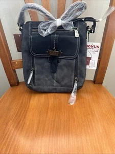 NEW b.o.c Women's Purse Bag Charcoal Bonus Purse Organizer Born Concept BOC2601 - Picture 1 of 3