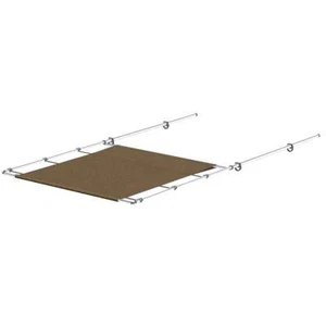 SureShade PTX Power Shade - 57" Wide - Stainless Steel - Toast - Picture 1 of 1