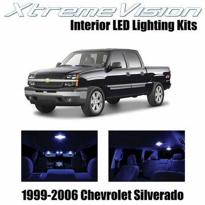 XtremeVision Interior LED for Chevy Silverado 1999-2006 (18 PCS) Blue - Image 1 of 4