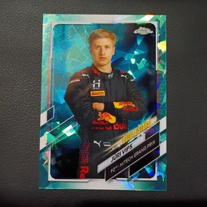 2021 Topps Chrome Sapphire Formula 1 F1 #69 Juri Vips Aqua /99 - Picture 1 of 2