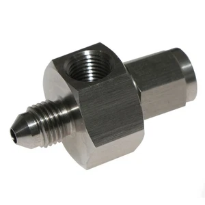 Stainless Steel AN-3 Sensor Adaptor with 1/8 NPT female Port - Picture 1 of 1