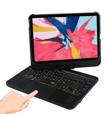 LENRICH Keyboard Case for iPad mini 6 2021 Multi Touchpad Backlit Functional ... - Image 1 of 4