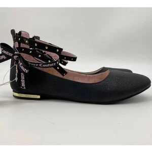 Scarpe Juicy Couture Bambina Santa Barbara Flat Oro Nero NUOVE Taglia:5 - Foto 1 di 12