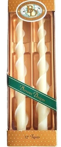 Bienenwachs Designs Doppel Spirale Twist Honig Duft Set 12" Spitzkerzen 2er Set - Bild 1 von 9