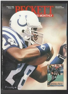 Beckett Football Marshall Faulk/Tim Brown August 1994 Issue #53 - Picture 1 of 2