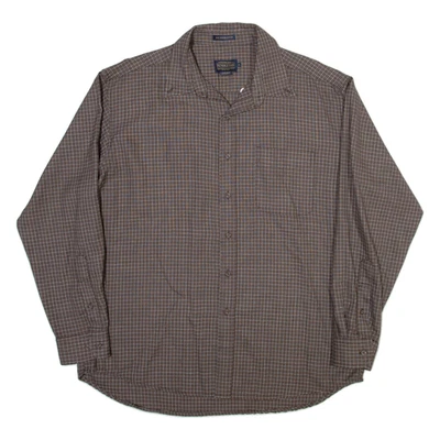 PENDLETON Herren Hemd Grau Kariert Langarm XL - Bild 1 von 4