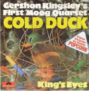 GERSHON KINGSLEY - MOOG QUARTET - COLD DUCK - RARE GERMAN 45 - OBSCURA - 1972 - Imagen 1 de 3