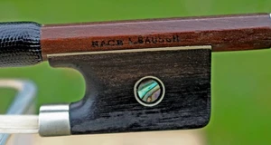 Fine Pernambuco Early 20th century Old German Violin Bow after L.Bausch - Picture 1 of 11