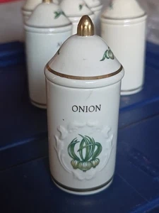 Vintage Onion The Lenox Spice Garden 1992 Fine Porcelain Spice Jar Onion - Picture 1 of 7