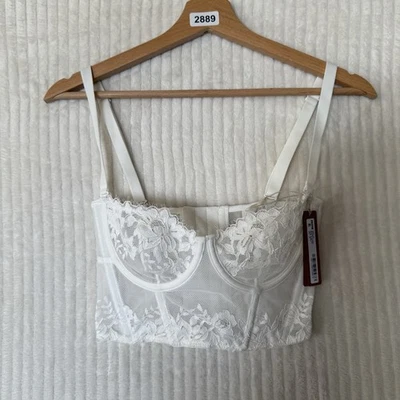 Corsé balconette de encaje SKIMS para mujer talla XS en mármol nuevo con etiquetas agotado Foto 1 de 4