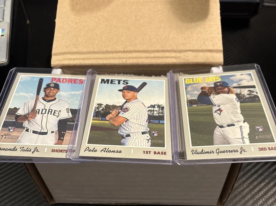 2019 Topps Heritage High Number set Complete w/ SPs  501 - 725 Tatis Guerrero - Image 1 of 1