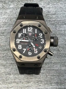 Swiss Legend Trimex Diver Chronograph 20ATM Sapphitek Wrist Watch Date 316L - Picture 1 of 24