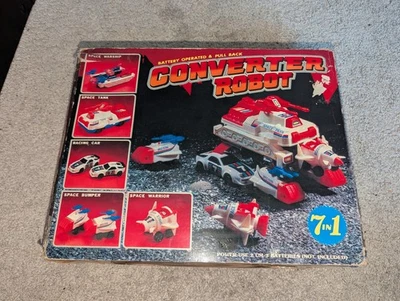 7 in 1 Converter Robot - 1980s vintage Voltron/power rangers/transformers style  - Image 1 of 4