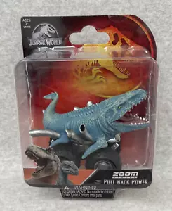 Jurassic World Zoom Riders Mosasaurus Dinosaurier zum Zurückziehen Action Spielzeug 2,5 x 3,5 Zoll - Bild 1 von 4