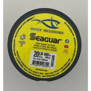 NEUE Seaguar InvizX Multi-Species Angelschnur zum Casting - 20lb, 600yd - Bild 1 von 2