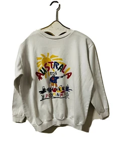 polo ralph lauren sudadera vintage Australia talla única blanco abajo debajo - Imagen 1 de 7