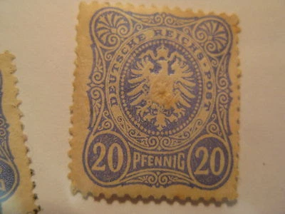 GERMANY  Sc  40a grayish ultramarine  MNH but might be MH priced as MH  Cat $110 - Image 1 of 2
