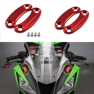 Cubierta de placas base bloque de espejo retrovisor para Kawasaki ZX10R ZX-10R 2011-2016 - Imagen 1 de 23
