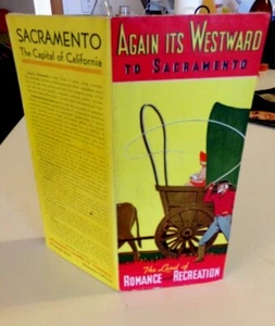 1939 Sacramento Golden Centennial Brochure/Map, California Jubilee 1839-1939 - Picture 1 of 12