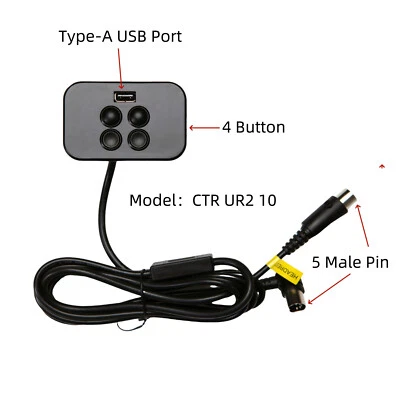 Raffel Systems 5 Pin Hand Control Model CTR UR2 10 for Power Recliner Lift Chair