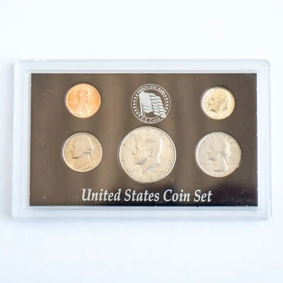 1989 - US Mint Set in Acrylic Case - Circulated  Twenty Five Years US Coins - Image 1 of 4