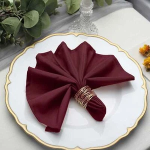 75 pcs 17" Polyester Napkins Wedding Table Top Supply Wholesale Decorations - Picture 1 of 282