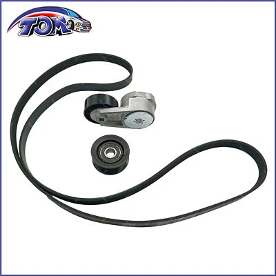 Serpentine Belt Tensioner Pulley Kit for Dodge Journey Chrysler Town & Country - Image 1 of 4
