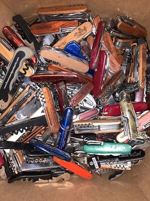 TSA Confiscated Pocket Knives/Multitools Lot! - Image 1 of 3