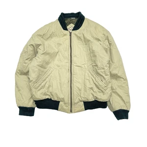 Vintage HUGO BOSS Made in Italy 80s Bomber Jacket Mens XL/2XL Quilted RARE - Picture 1 of 13