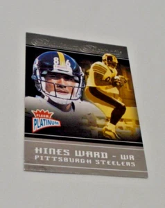 2004 FLEER PLATINUM - PLATINUM PORTRAITS HINES WARD WR PITTSBURGH STEELERS - Picture 1 of 4