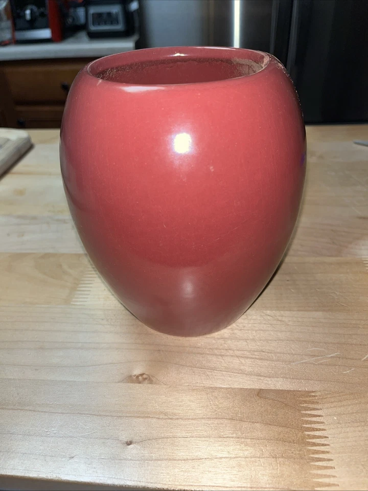 Flower vase 7”x5”/ ASA Selection/ red ceramic - Image 1 of 4