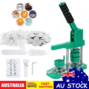 32mm Button Badge Maker DIY Badge Making Punch Press Machine 100 Buttons Part AU - Picture 1 of 12