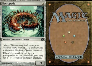 MTG Necropede NM Scars of Mirrodin SOM Magic Gathering card EDH phyrexian insect - Picture 1 of 1