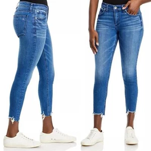 rag & bone Cate Mid Rise Shorty Skinny Jeans Topas - Bild 1 von 6