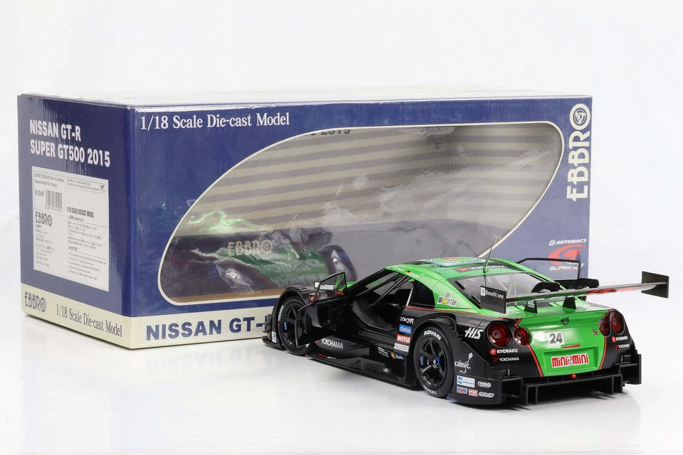 1:18 Ebbro Nissan GT-R Super GT500 2015 #24 Fuji Vincitore (D) . Sasaki M. Krumm - Immagine 1 di 4