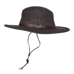 Filson Tin Bush Hat 20211129 Cinder Dark Grey Black String Leather Chin Strap CC - Picture 1 of 2