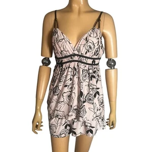 Camicia bambino bambola vintage Y2K Linea Donatella set lingerie slip top e pantaloncini - Foto 1 di 13