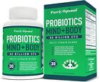 Premium Probiotics 80 Billion CFU Multi-Strain Digestive Enzymes USA Women & Men