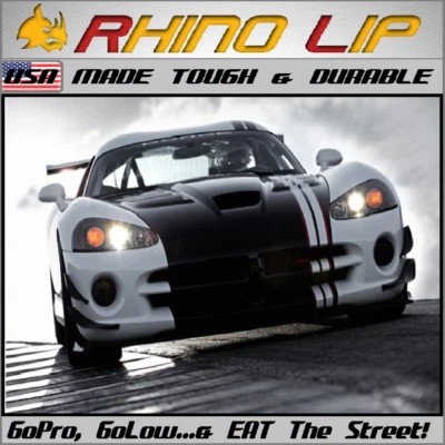 SRT DODGE Challenger Hellcat Demon Magnum SRT-8 * Borde de labios de barbilla de goma flexible Foto 1 de 4