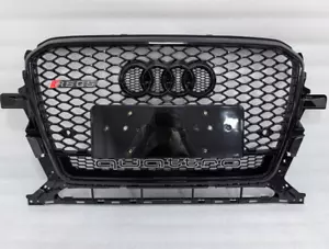 For 2013 2014 2015 Audi Q5 SQ5 RSQ5 Front Bumper honeycomb Grille black grill - Picture 1 of 4