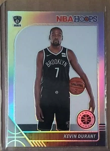 2019-20 Panini Nba Hoops Premium Stock Kevin Durant Silver Prizm Holo #61 Nets - Picture 1 of 12