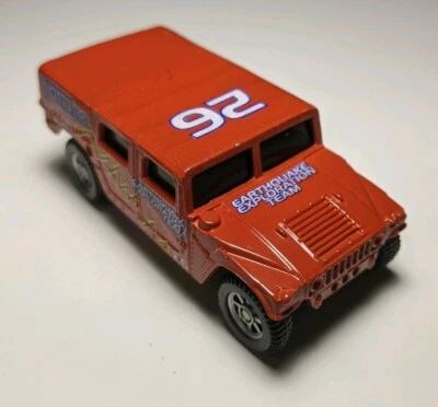 Equipo de exploración de terremotos Tonka Maisto Humvee #26 buscador de fallas 1/64 Hummer Foto 1 de 4