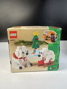 LEGO 40571 Wintertime Polar Bears Christmas Tree Store See Box Damage New Sealed - Picture 1 of 5
