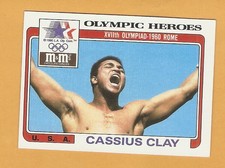 1983-84 Topps M&M's Olympic Heroes Muhammad Ali Jesse Owens Jerry West B5