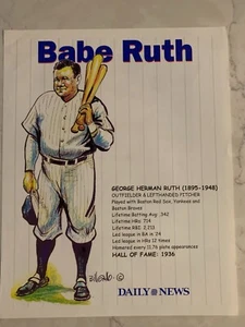 New York Daily News Yankees 2-Sided Photo & Gallo Caricature (Player Choice) - Picture 1 of 48