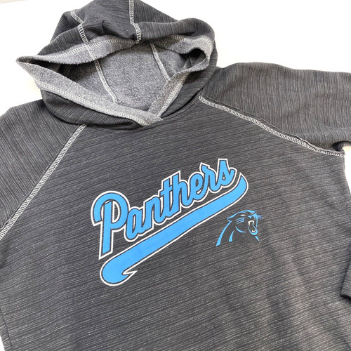VETEMENTS Felpa con cappuccio Carolina Panthers NFL Team Apparel donna L grigio blu calcio