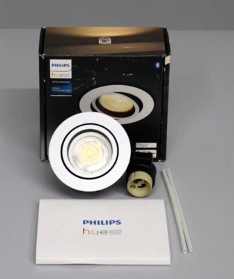 Philips Hue White Ambiance Milliskin Einbauleuchte LED GU10 350lm 5W 2200-6500K - Bild 1 von 4