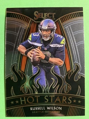 2020 Panini Select Hot Stars Russell Wilson Seattle Seahawks #HS18 - Image 1 of 2