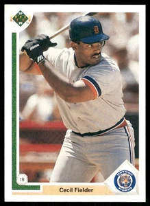 Tarjeta de béisbol 1991 Upper Deck #244 Cecil Fielder Detroit Tigers - Imagen 1 de 2