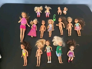 LOT OF 16 Mattel Barbie Chelsea & Friends Doll 5.5”-6” Skippe Dolls Fisher Price - Picture 1 of 10